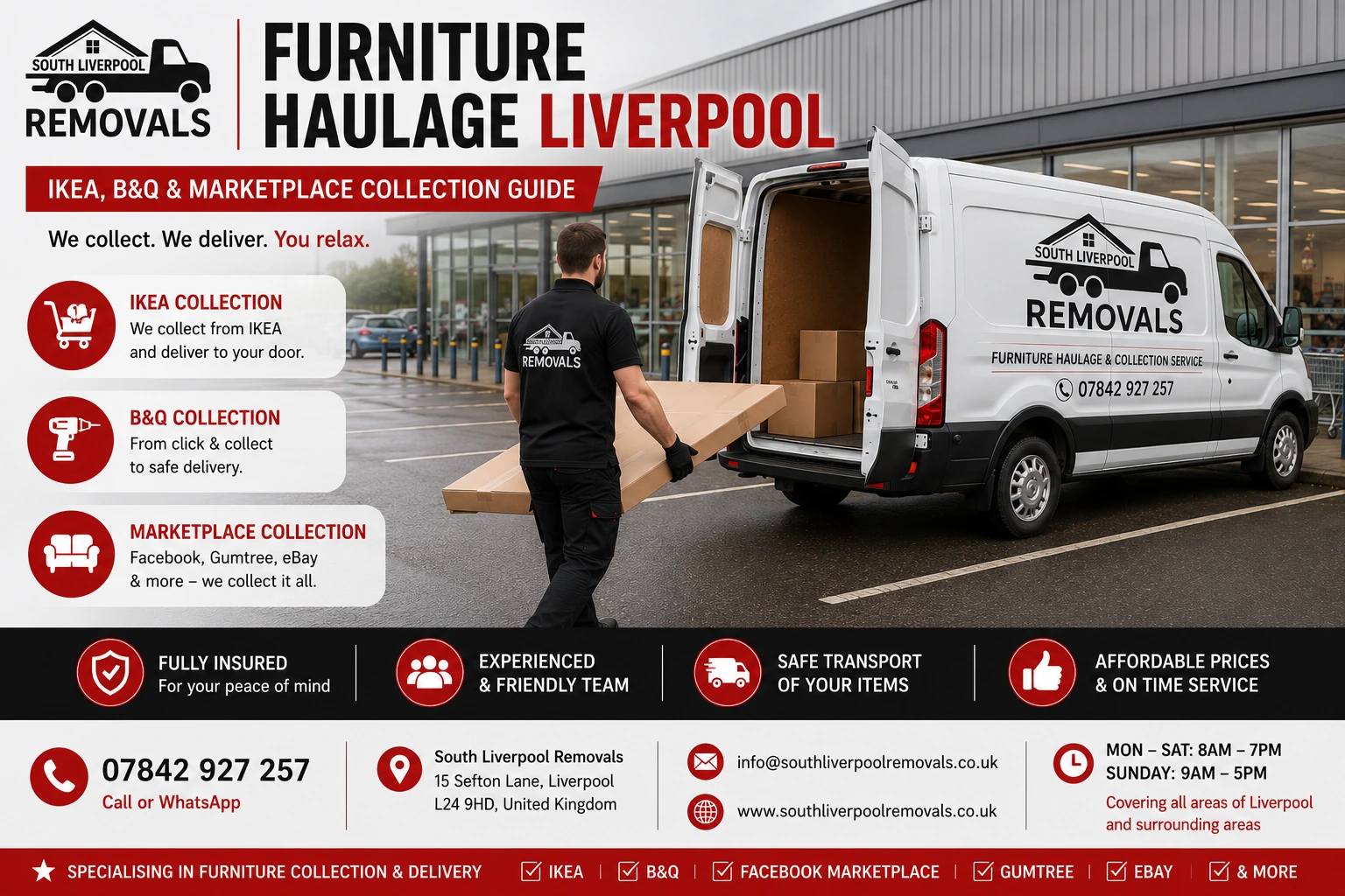 Furniture Haulage Liverpool: IKEA, B&Q & Marketplace Collection Guide