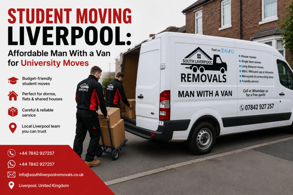 student moving Liverpool